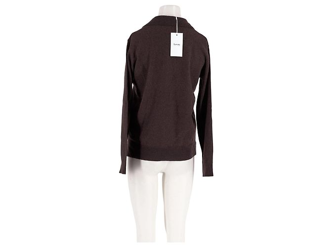 Autre Marque Camisola de lã castanha LEVETE ROOM Cinza - vista 6