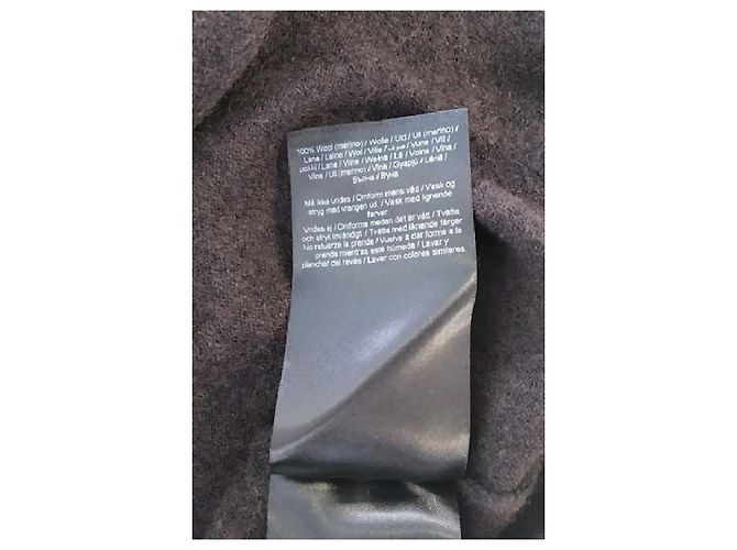 Autre Marque Camisola de lã castanha LEVETE ROOM Cinza - vista 8
