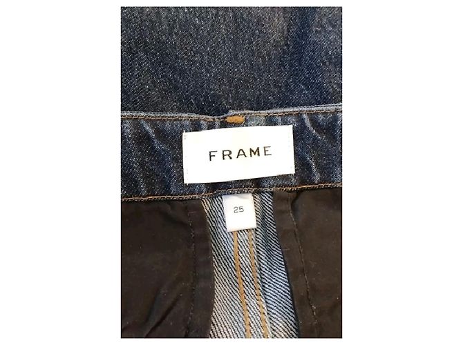 Autre Marque FRAME Jeans aus blauer Baumwolle - Ansicht 5
