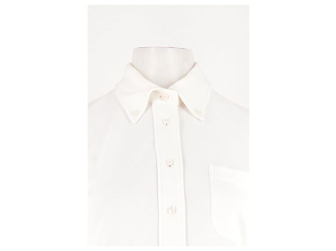 Vestido de algodón blanco Thom Browne - vista 2