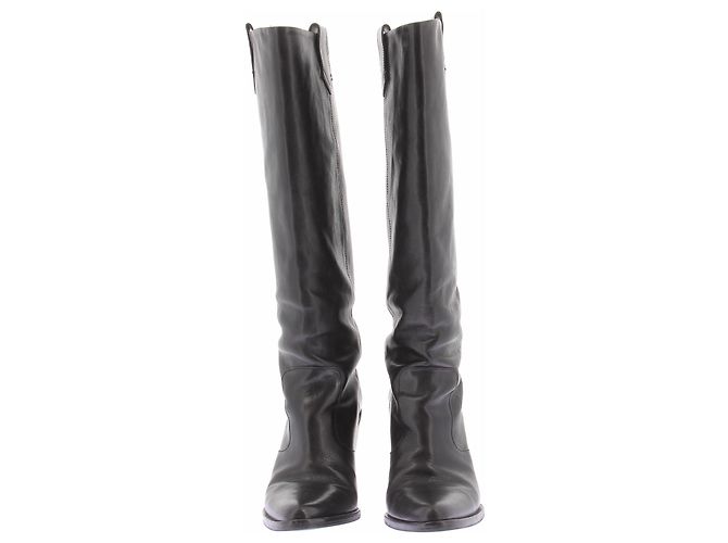 Botas de piel negras Free Lance Talla 39 Negro - vista 3