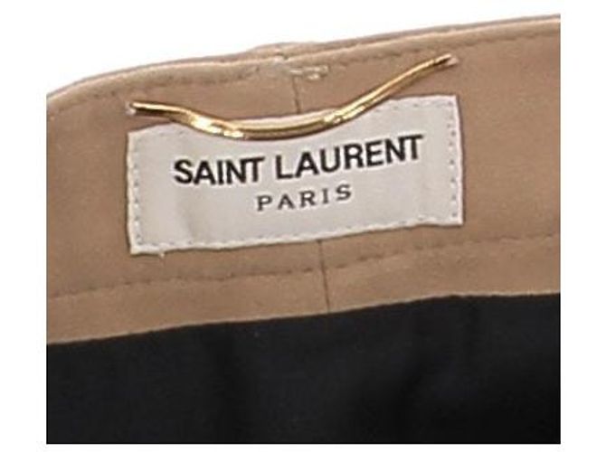 Autre Marque Gonna in camoscio con frange Beige - vista 5