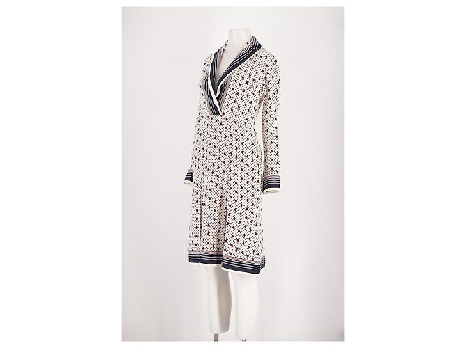 Vestido de seda blanco Céline - vista 3