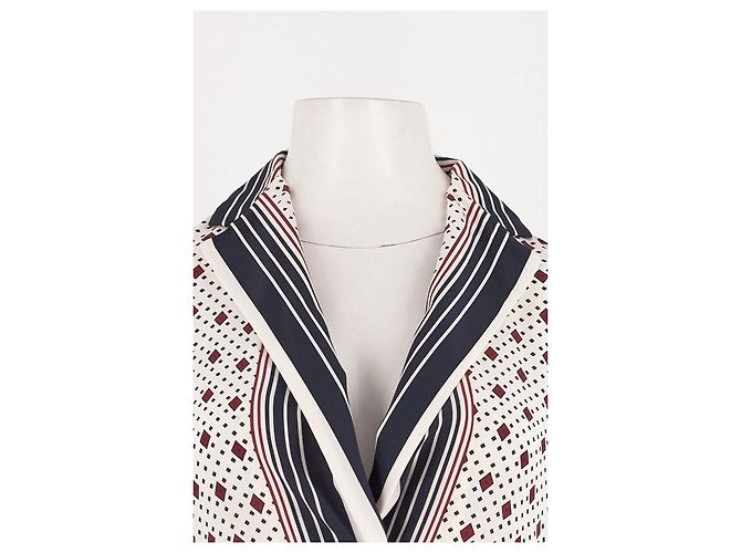 Vestido de seda blanco Céline - vista 5