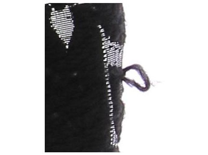 Louis Vuitton Wollschal in Schwarz und Silber - Ansicht 4
