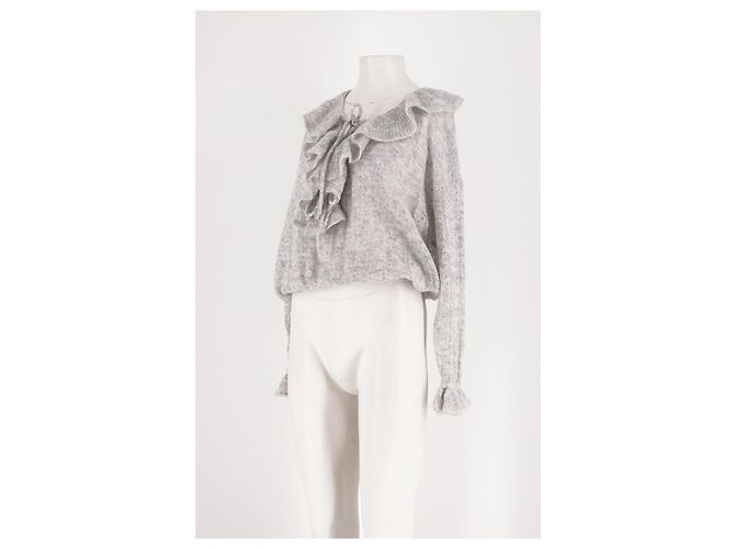 Autre Marque Grauer gerader Pullover SLO - Ansicht 4