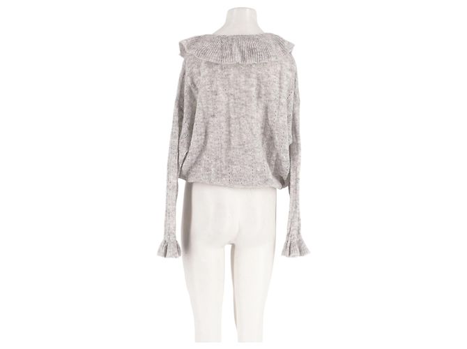 Autre Marque Grauer gerader Pullover SLO - Ansicht 6