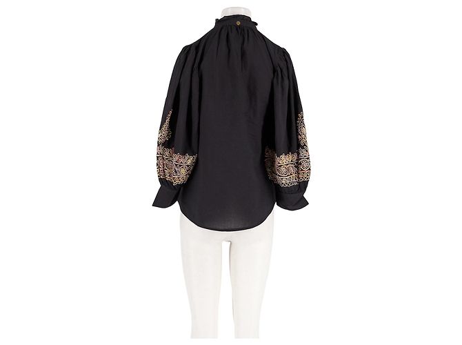 Top in cotone nero Antik Batik - vista 6