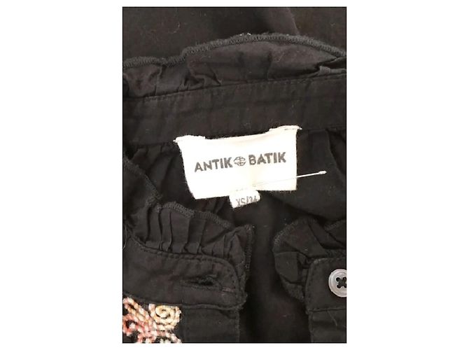 Top in cotone nero Antik Batik - vista 7
