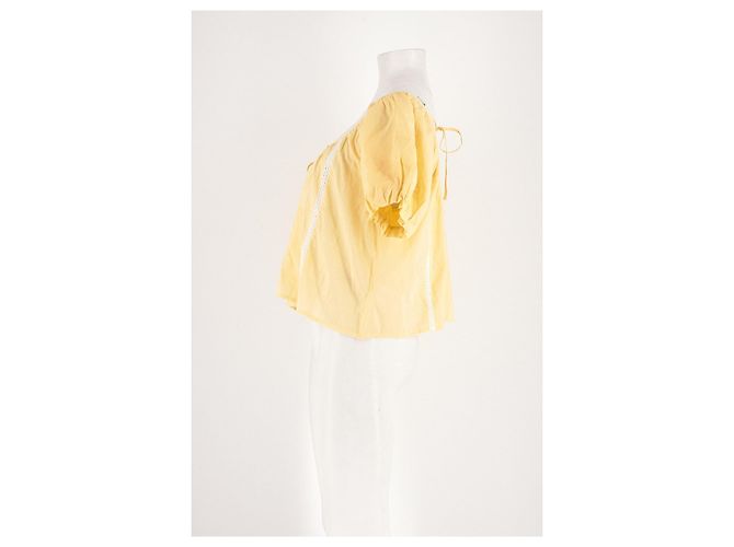 Autre Marque Top de algodão amarelo Damson Madder - vista 5