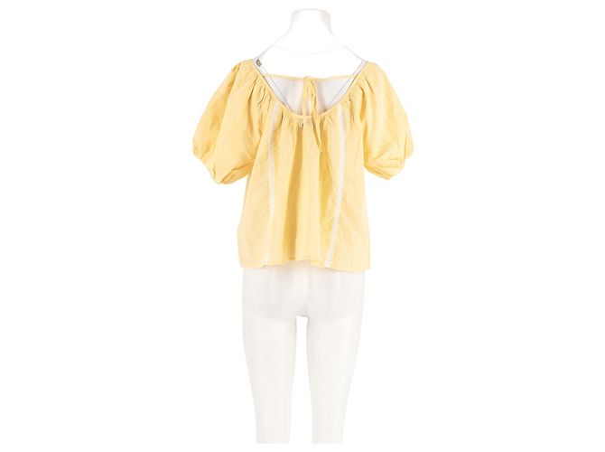 Autre Marque Top de algodão amarelo Damson Madder - vista 6