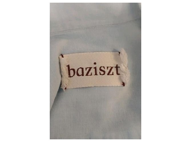 Autre Marque BAZISZT Baumwollhemd Blau - Ansicht 7