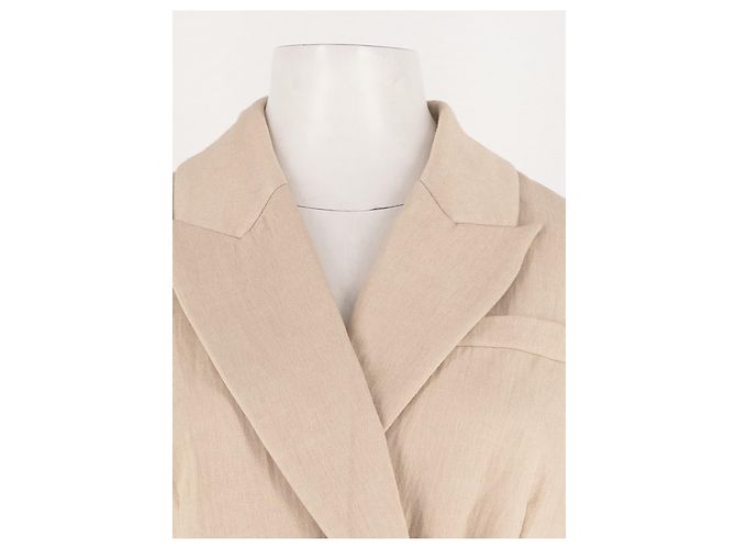 Autre Marque Blazer beige DANTE6 de viscosa - vista 2
