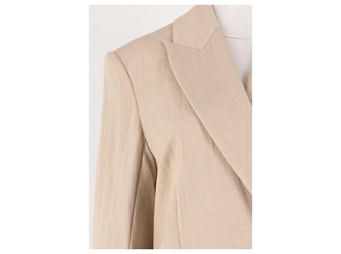 Autre Marque Blazer beige DANTE6 de viscosa - vista 3