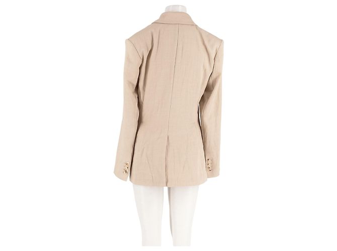 Autre Marque Blazer beige DANTE6 de viscosa - vista 6