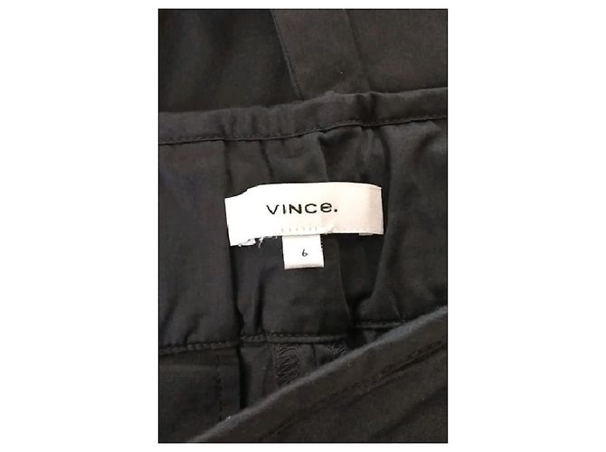 Pantalones de algodón grises Vince - vista 5
