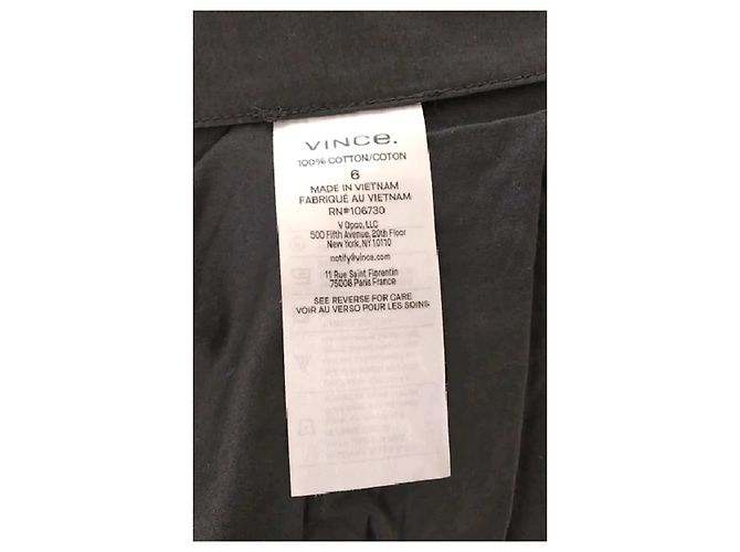Pantalones de algodón grises Vince - vista 6