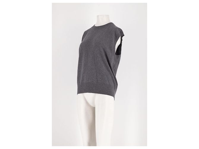 Pull en cachemire gris J.Crew - vue 4