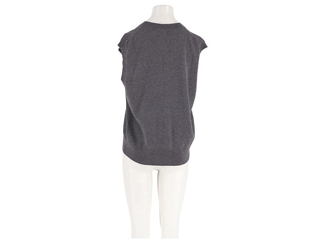 Pull en cachemire gris J.Crew - vue 6
