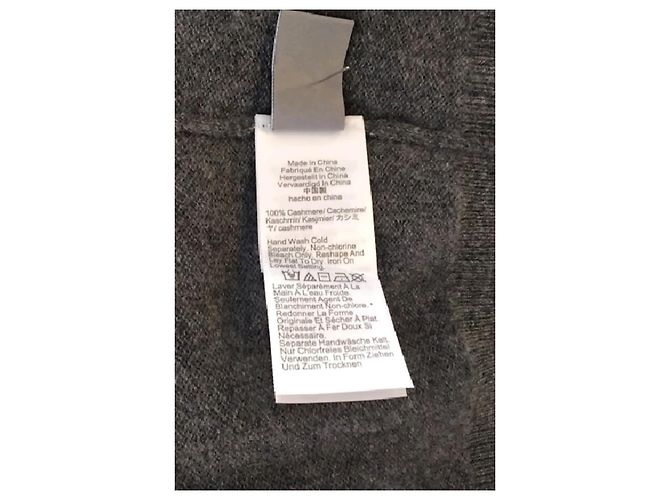 Pull en cachemire gris J.Crew - vue 8