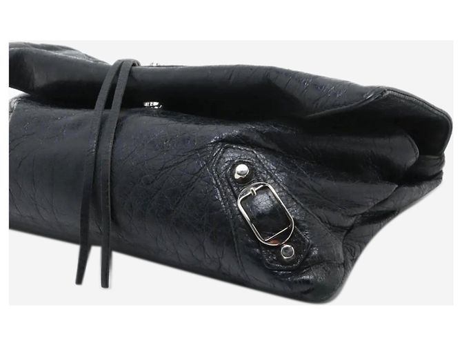 Balenciaga Borsa a tracolla City nera Nero - vista 3