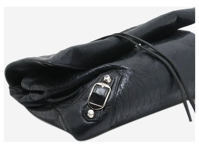 Balenciaga Borsa a tracolla City nera Nero - vista 4