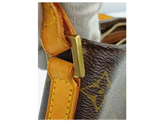 Louis Vuitton Braune vintage 2003 Monogram Trotteur Schultertasche - Ansicht 11