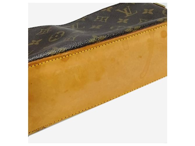 Louis Vuitton Braune vintage 2003 Monogram Trotteur Schultertasche - Ansicht 12