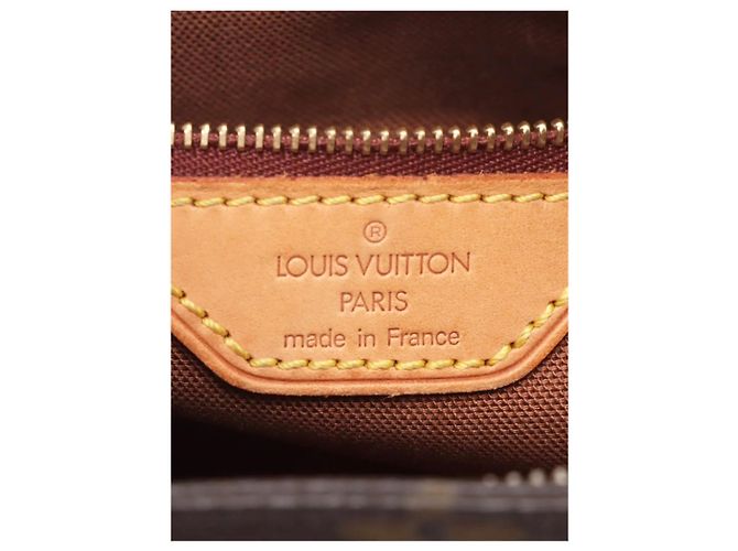 Louis Vuitton Braune vintage 2003 Monogram Trotteur Schultertasche - Ansicht 8