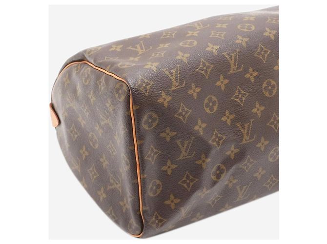 Louis Vuitton Braune vintage 2001 Monogram Speedy 35 Tasche - Ansicht 4