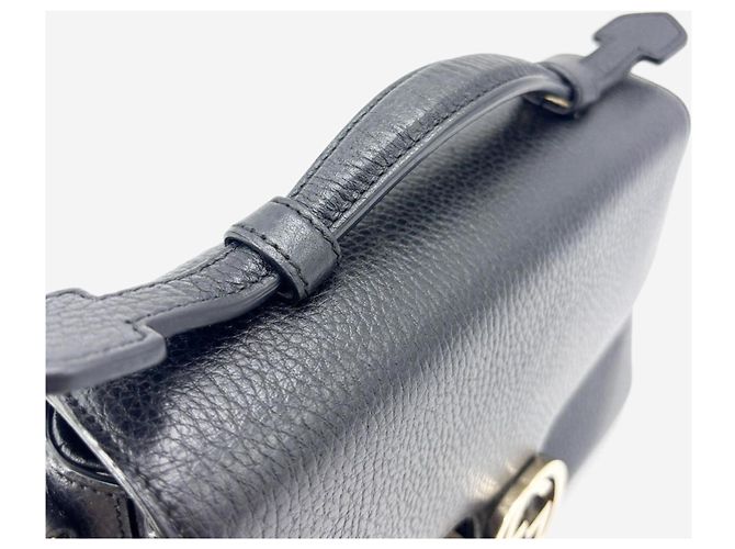 Gucci Interlocking G medium 2way Tasche schwarz - Ansicht 7