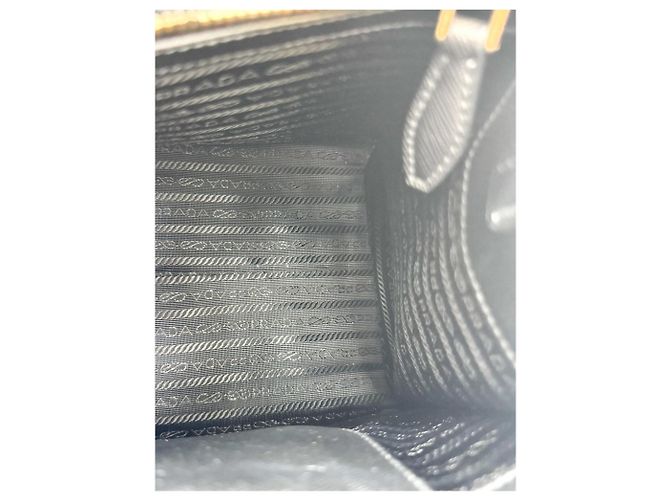 Prada 2way Tasche aus schwarzem Saffiano-Leder - Ansicht 8