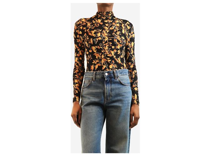 Ulla Johnson Top de cuello alto Aurelia negro - size UK 4 - vista 2