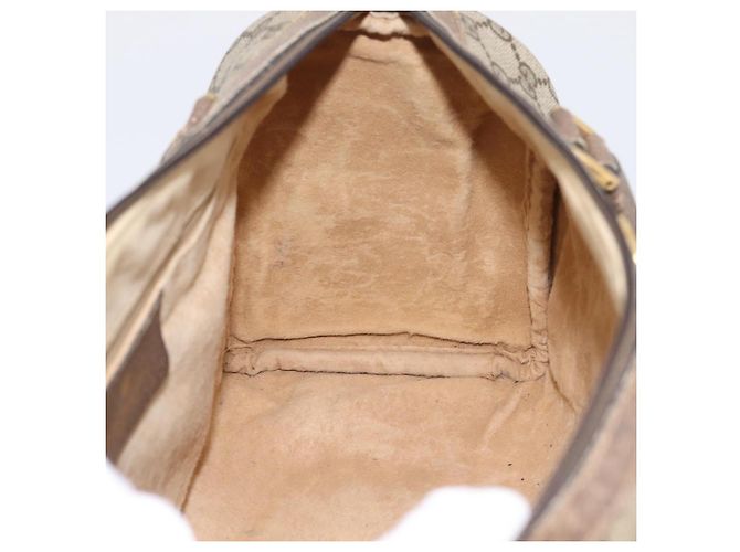 GUCCI GG Supreme Web Sherry Line Hand Bag PVC Beige Gold 40 02 007 - vista 18
