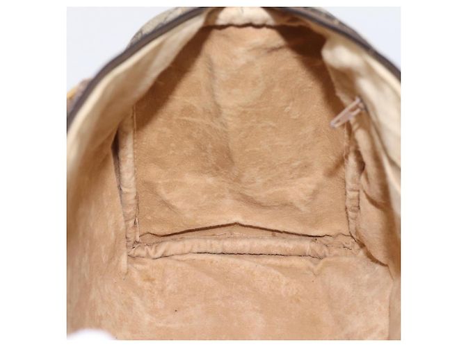 GUCCI GG Supreme Web Sherry Line Hand Bag PVC Beige Gold 40 02 007 - vista 19