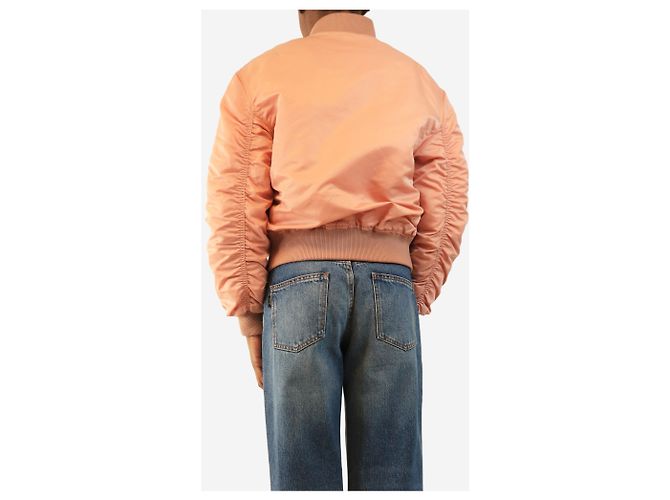 Acne Bomber Clea rosa - size UK 6 - vista 2