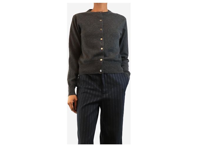 Aime Kurzcardigan anthrazitgrau - Größe XS - Ansicht 3
