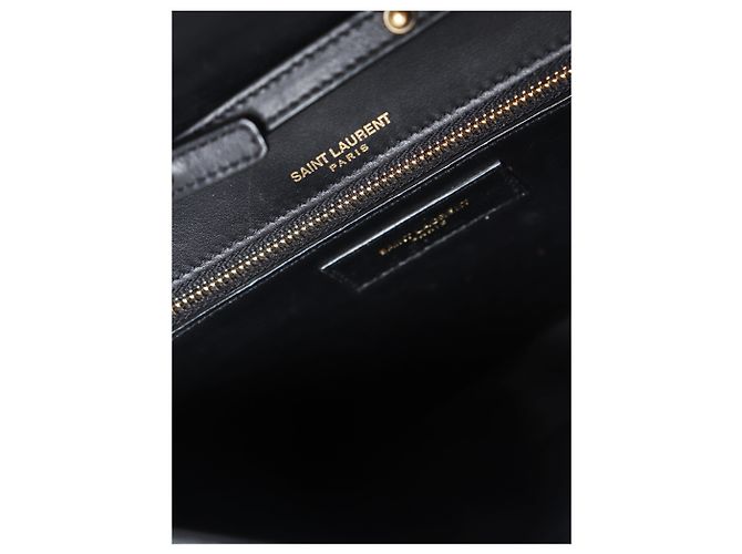 Autre Marque Borsa a busta in camoscio nero - vista 8