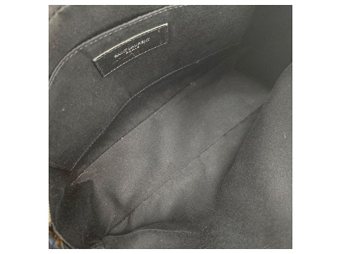 Autre Marque Borsa camera in pelle blu - vista 11