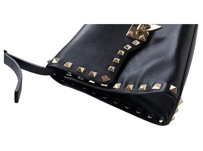 Valentino Borsa a tracolla Rockstud nera Nero - vista 4