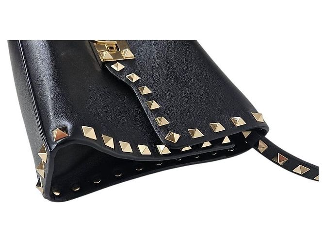 Valentino Borsa a tracolla Rockstud nera Nero - vista 5