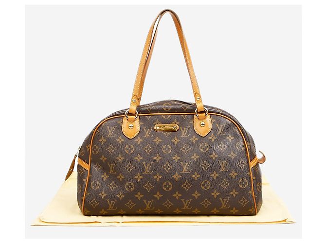 Louis Vuitton Borsa Montorgueil GM con manico superiore Monogram marrone 2009 - vista 4