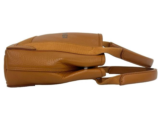 Borsa a tracolla 2-way in pelle marrone Balenciaga - vista 6