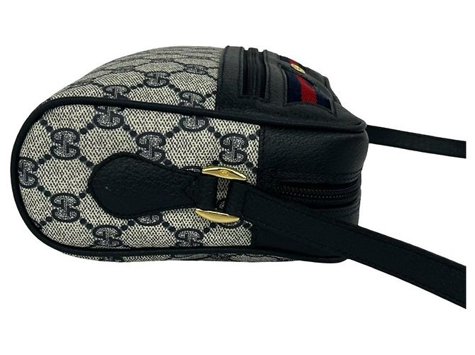 Borsa a tracolla mini in pelle con motivo GG Logo Gucci Sherry Line - vista 6