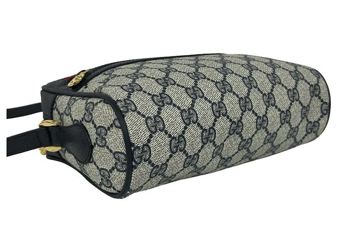 Borsa a tracolla mini in pelle con motivo GG Logo Gucci Sherry Line - vista 7