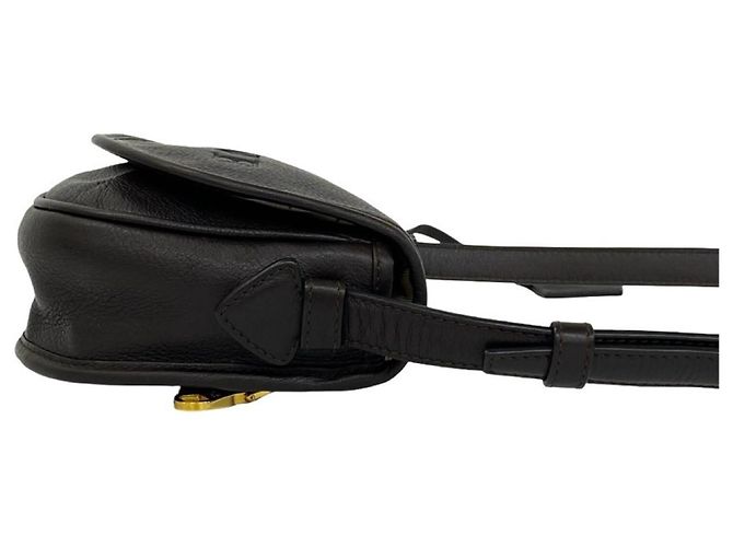 Loewe Vintage Logo Geprägte Leder-Schultertasche Braun - Ansicht 6
