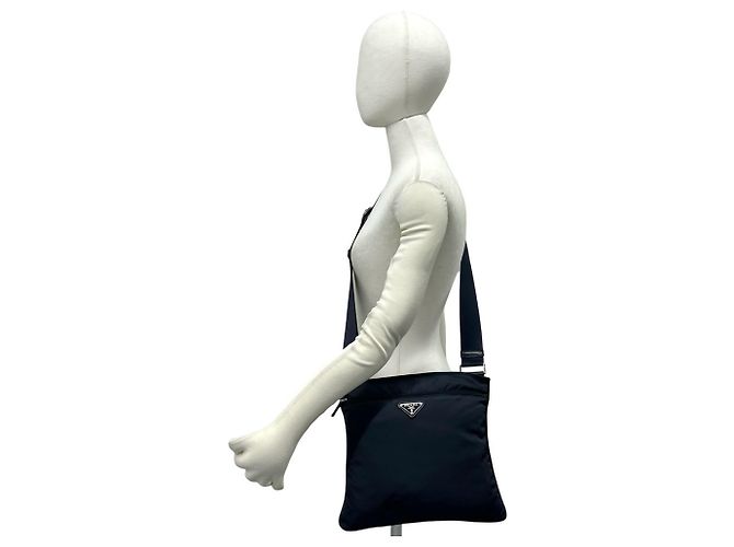 Prada Schultertasche aus Tessuto-Nylon in Navy Marineblau - Ansicht 2