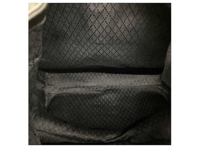 Gucci Vintage Logo Hardware Leather Drawstring Backpack Black - view 9