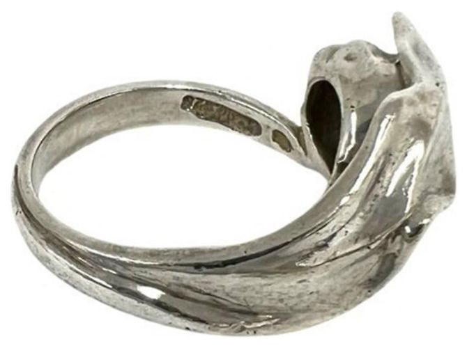 Autre Marque Anello Tiffany Vintage Tulip Argento - vista 5