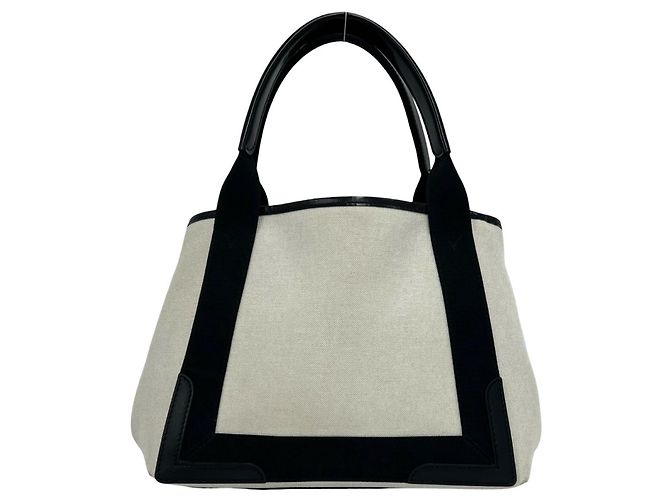 Balenciaga Navy Cabas Handtasche Schwarz Roh - Ansicht 3